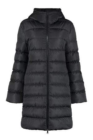 Dombes long hooded down jacket-0